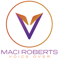 Maci Roberts, Professional Voiceover Artist Logo